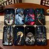 Savage Wolf Theme Phone Case For Samsung Galaxy A73,A72,A71,A70,A53,A52,A51,Others Soft Black Cover