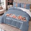Greys Anatomy 3Pcs Bedding Set Duvet Cover With Two Pillowcases For Bedroom Home Decoration
