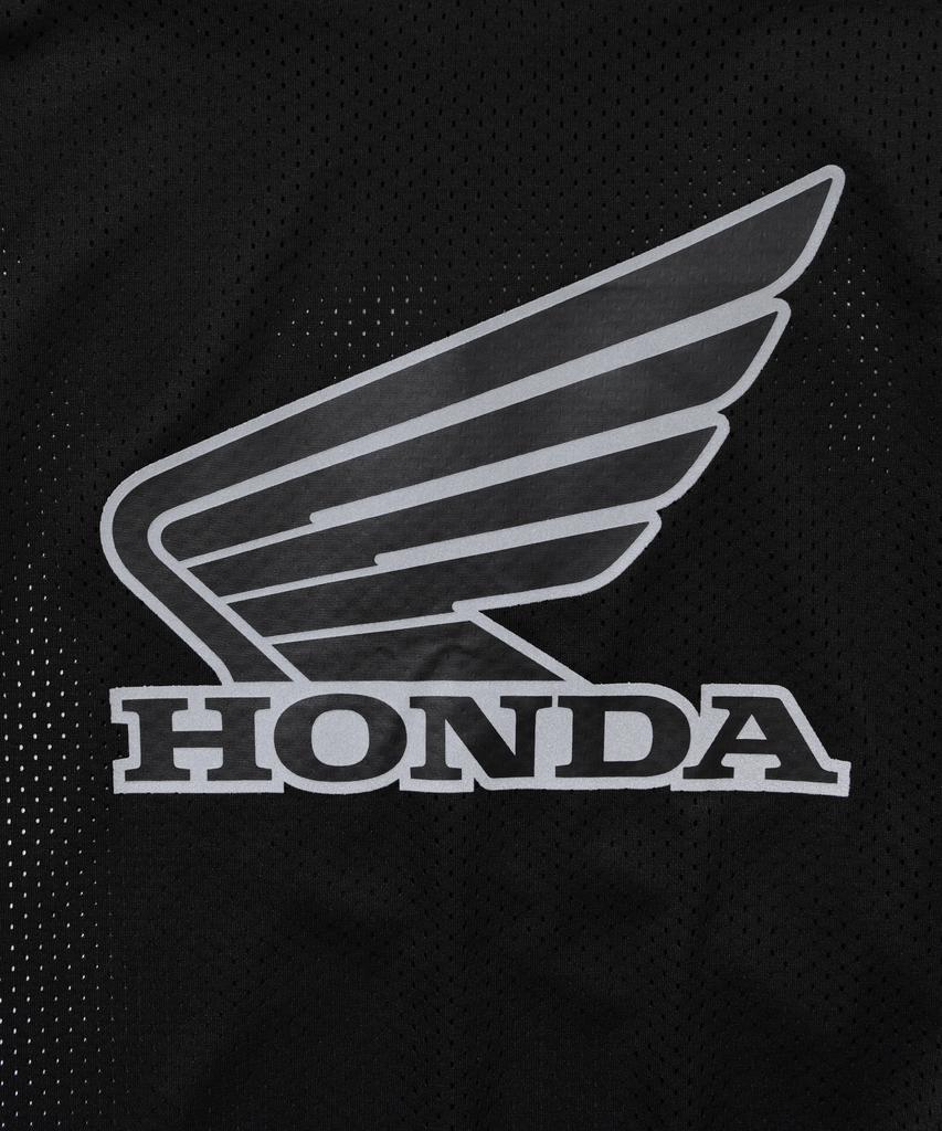 PHYPS MOTORCYCLE Original Wing Logo Mesh T-Shirt Black