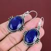 Faceted Blue Sapphire Earring Real Gemstone Earrings Dainty Jewelry 925 Sterling Silver Earring Handmade Jewelry Dangle Earring Wedding Gift