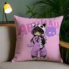 Cartoon A-Aphmau Decorative Pillow Case Custom Printed Brushed Fleece Pillow, Baby Skin-Touch, Eco-Friendly Dye-Sublimation Cush
