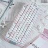 Somnambulism Theme Keycap Set 131Key PBT Custom Cute Minimalist Keyboard Cap Cherry Profile KeyCap for Mechanical Keyboard Gifts
