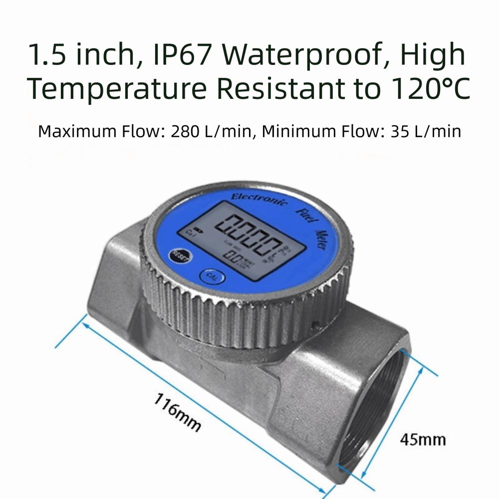 Digital Flow Meter High Accuracy Fuel Flow Meter Turbine Flowmeter  Industrial Injection Pipeline