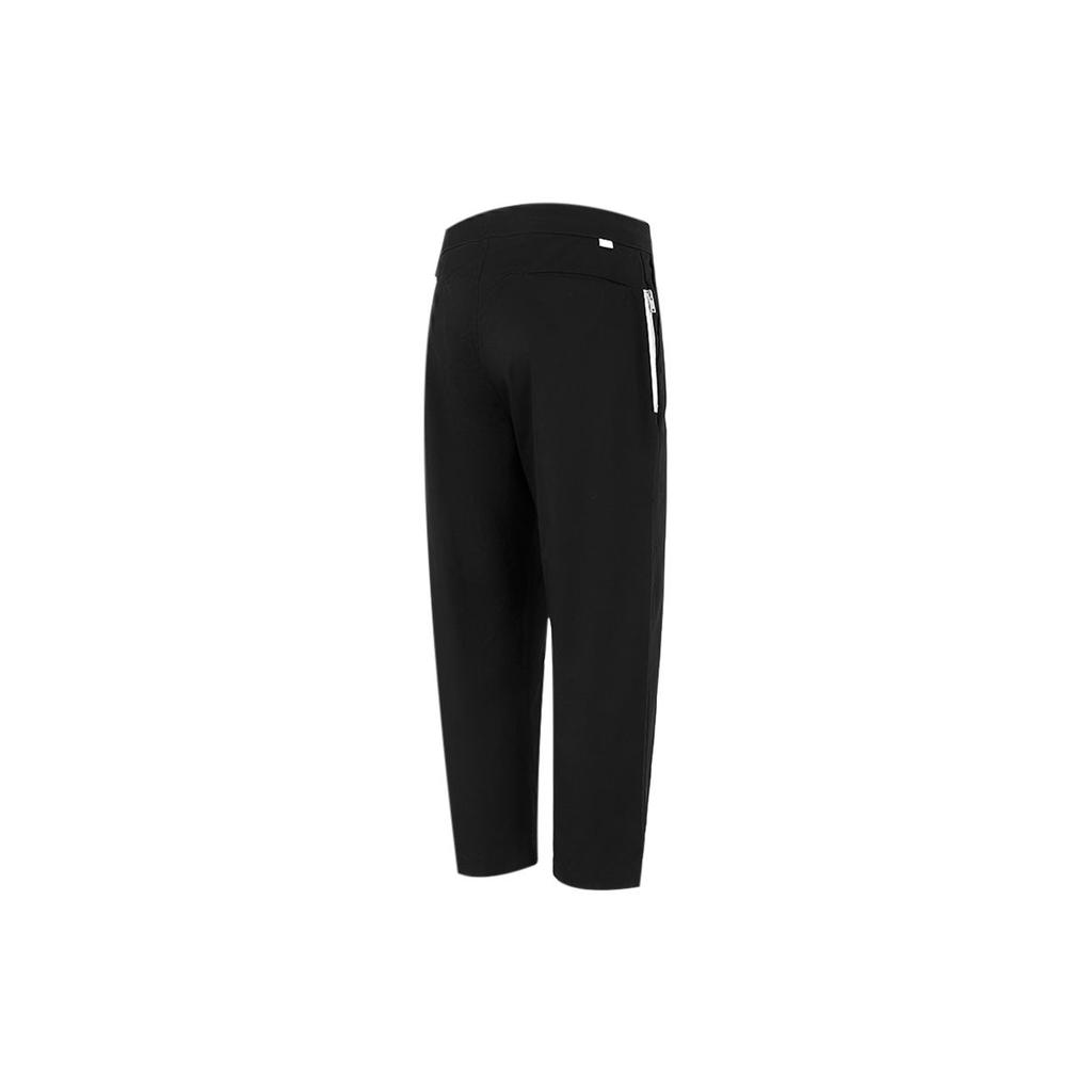 Nike Solid Color Woven Three-Quarter Length Knitted Sports Pants Men bottoms Black DD7033-010
