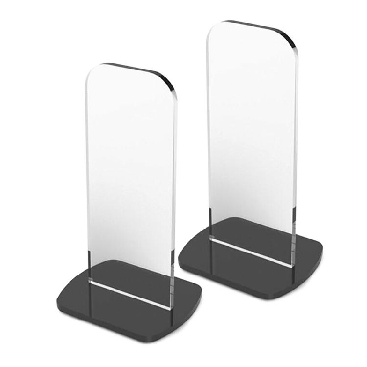 2Pcs/Set Clear Acrylic Boxing Gloves Display Rack for Home Store Storage Stand Elegant Desktop Organizers