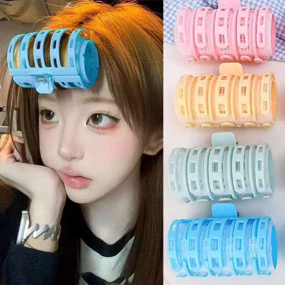 Self-adhesive Air Bangs Curling Tube Fluffy Hair Eight-character Bangs Curling Hairdressing Tools
