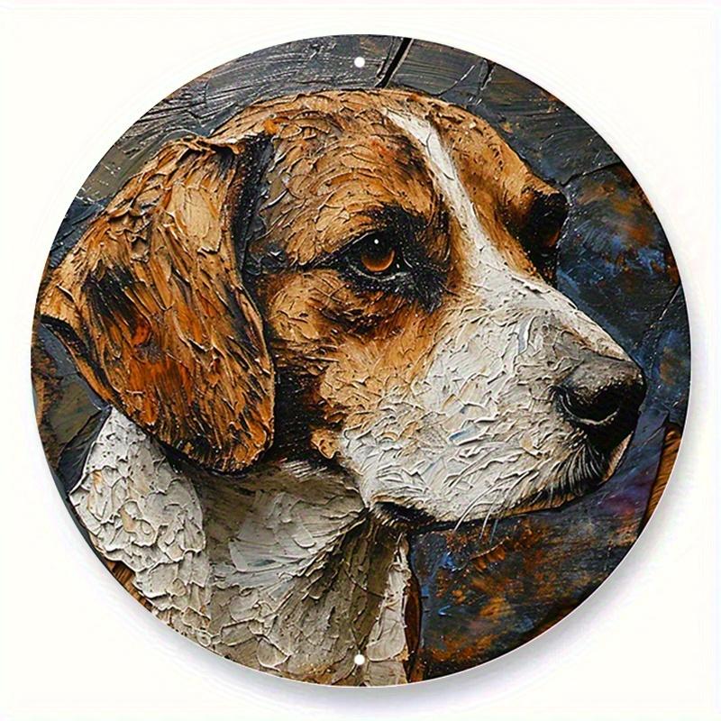 

2d Плоский 20*20см, Весняна Дерев яна Табличка Кругла Табличка-Вінок, Подарунки на День Батька, Декор на Тему Біглів, для Дому, Кухні, Саду, Спальні, Декор Бару 20x20cm