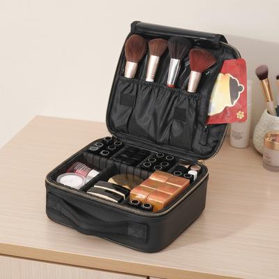 Nylon Makeup Case Portable Cosmetic Train Case Organizer for Women Jewelry Digital Accessories