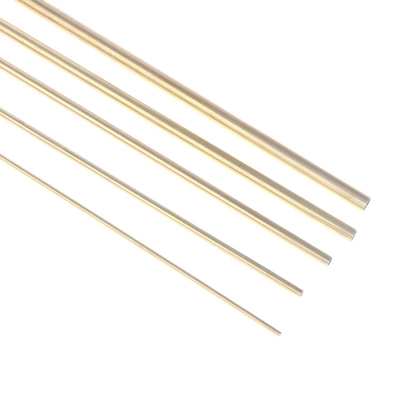 Brass Tube Diameter 2/3/4/5/6Mm Length 500Mm 0.5Mm Round Pipe Tubing Brass Rod Modelmaking Cutting Tool