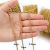 1Meter Gold Color Stainless Steel Chains Necklace Chain for DIY Bracelet Jewelry Making Components Findings Supplies 2.5/3/4mm