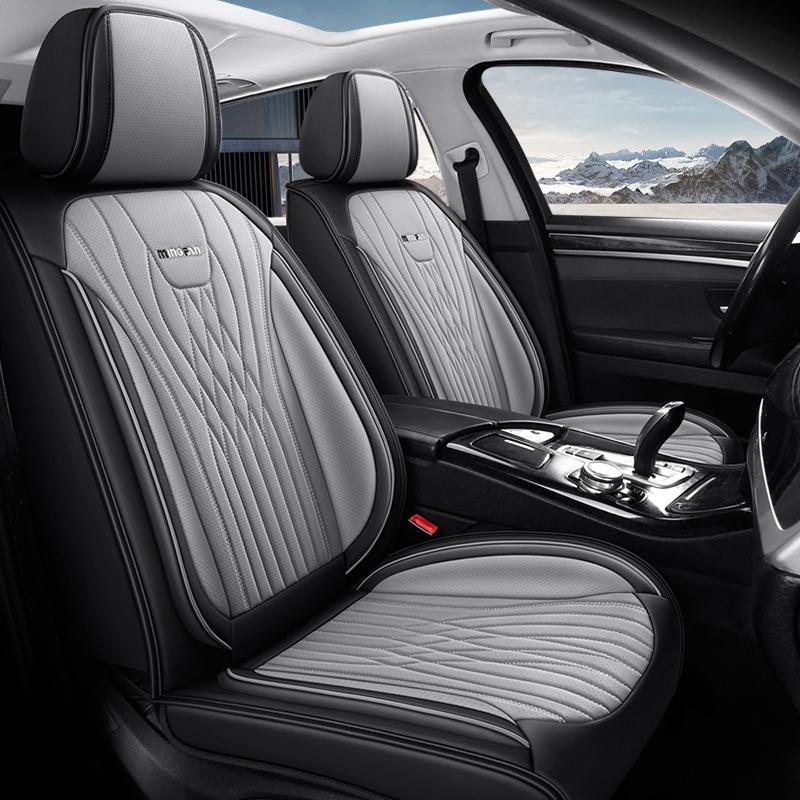 All-Season Full Leather Universal Car Seat Cover Cushion