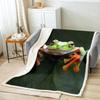 Funny Siamese Cat Blanket Soft Fleece Throw Cute Pet Design Yoga Cat Pattern Home Decor Gift For Cat Lovers