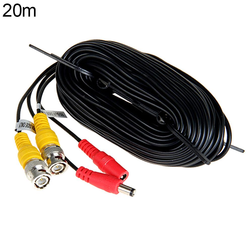 40M BNC Cable CCTV Data Video/&DC Power Lead Security Camera DVR Recorder Wire UK