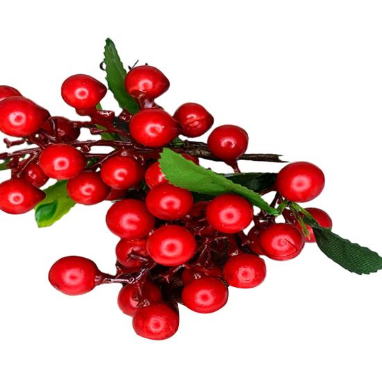 

Искусственный Цветок Высокая Симуляция Текстуры Не Требует Ухода Фиолетово-Синяя Ветвь с Ягодами Натуральный Вид Поддельные Ягоды