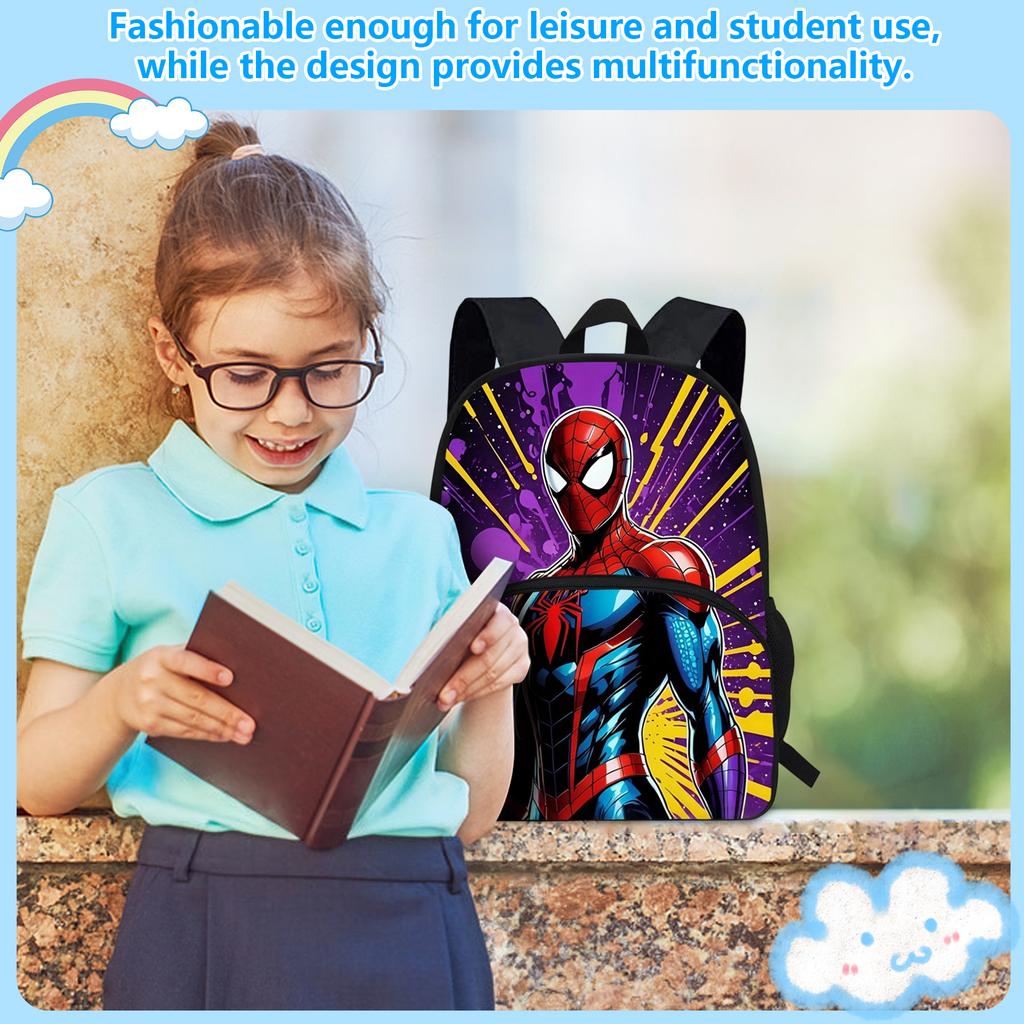 Large Capacity Backpack with Multiple Compartments Durable Material Adjustable Straps Suitable for School Travel and Daily Use