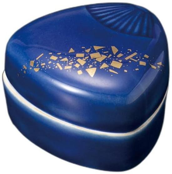 

Синий треугольный деликатес x x Деликатес Усиленный фарфор Сетомонохонпо с золотым напылением [6.7 6.7 4.9см]