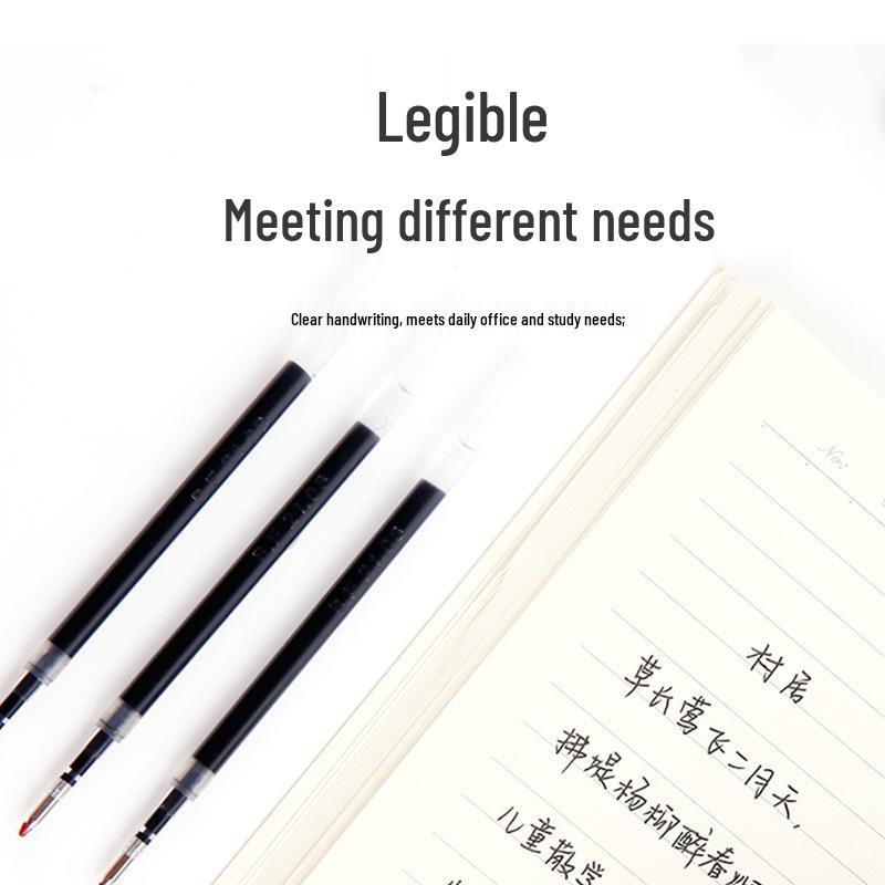 Beifa K35 Gel Pen Refill, 0.5mm Bullet & Needle Tip, No-Break Ballpoint