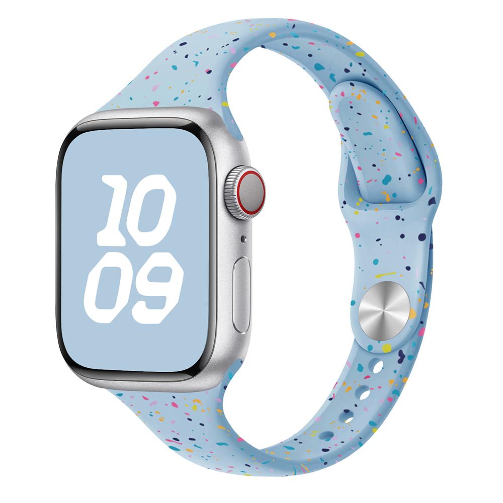 Original Silikonarmband für Apple Watch Band 44mm 45 46 40 41 38 42mm Armband Atmungsaktiv iwatch Serie 10 9 8 SE 7 6 Ultra 2 49mm
