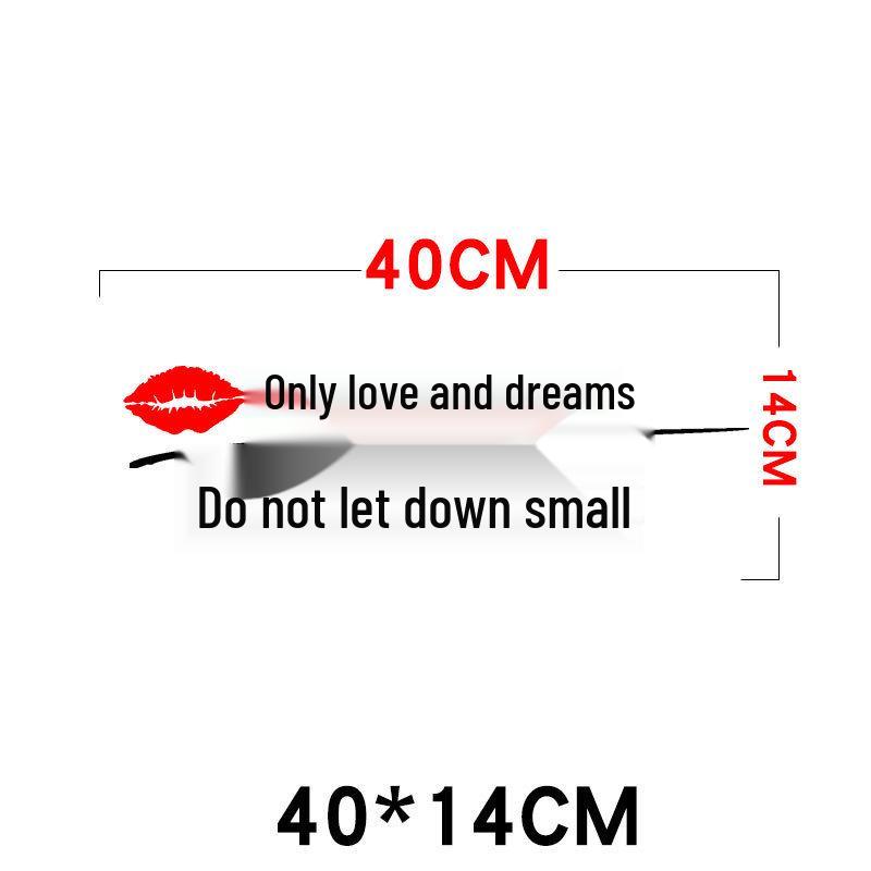 Creative Personality Reflective Car Door & Rear Window Sticker: 'A Wise Man Speaks Little'
