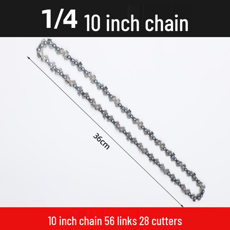 Universal Chainsaw Guide Bar & Chain: 4" & 16" for Gasoline & Lithium Electric Saws