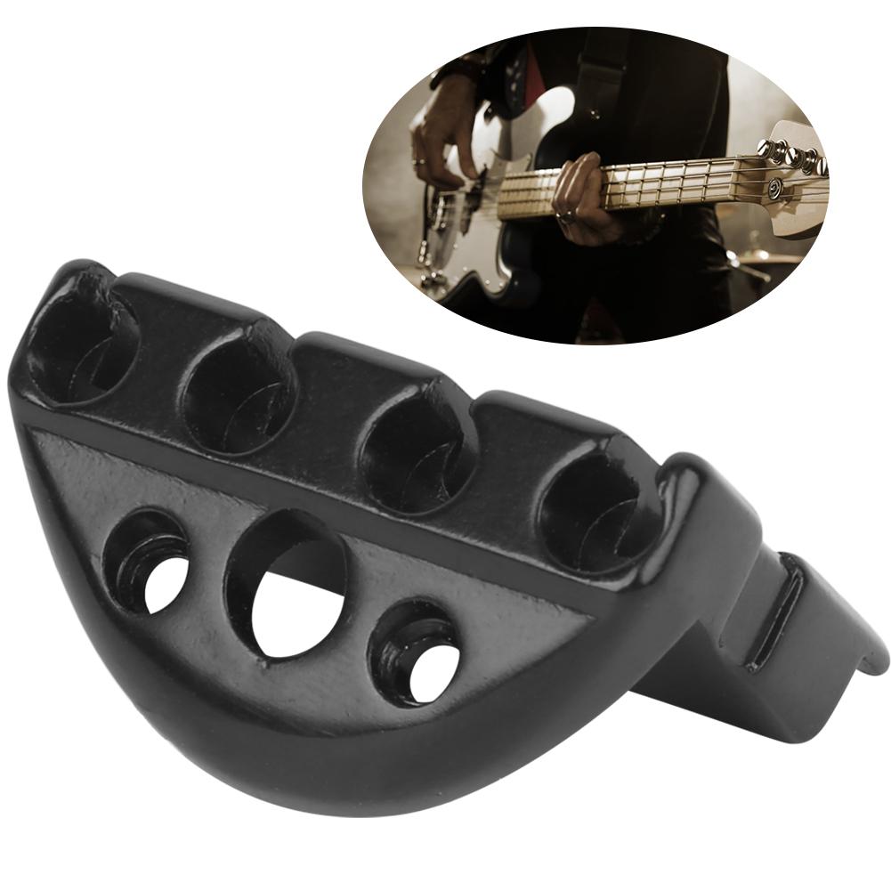 String Locking Nut 4?String Bass Headless Electric Guitar Zinc Alloy DIY Parts with Screws