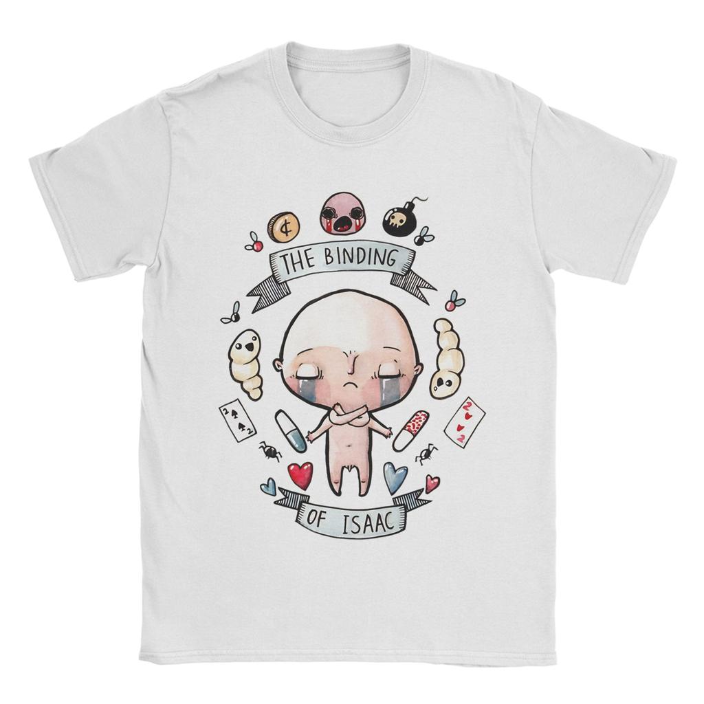 Unique The Binding Of Isaac  TShirt for Unisex Crewneck Cotton T Shirts  Short Sleeve Tee Shirt Plus Size Tops