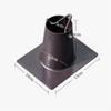 BAAU 2X Rain Chain Gutter High-Quality Arched Rain Chain Gutter Adapter for Rainwater Pipe Outlet