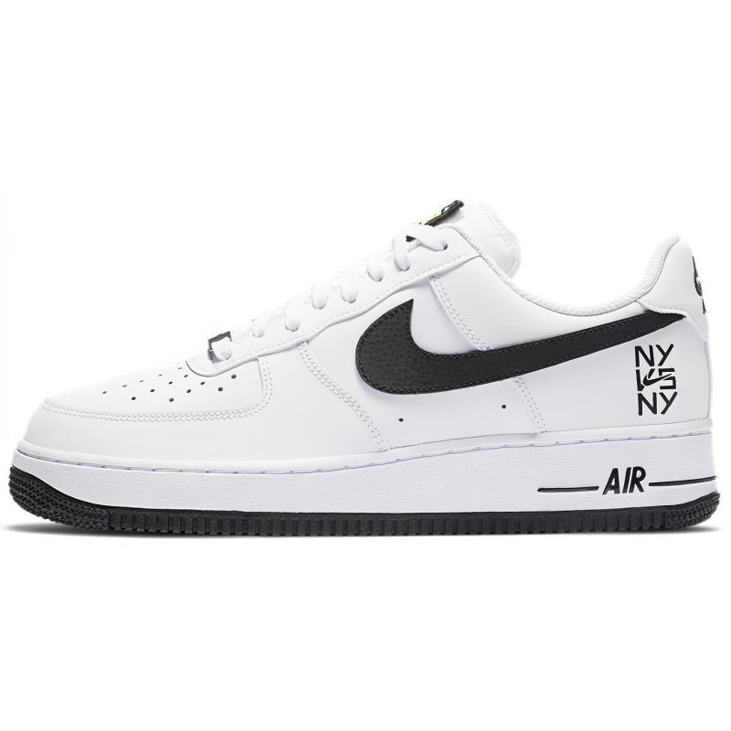Nike Air Force 1 Low Ny Vs. Ny White Black 2020 Sneakers CW7297-100
