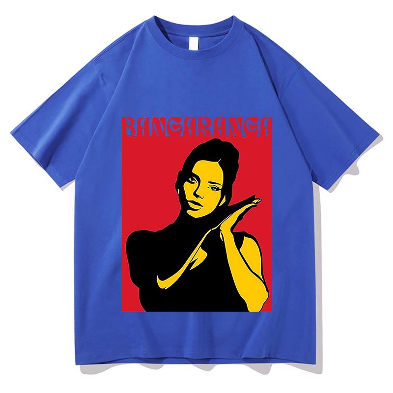 Dara Bangaranga Tshirts Pure Cotton Casual Tshirts Summer Comfortable Female Tees Loose Fashion Oneck Unisex Tees Streetwear