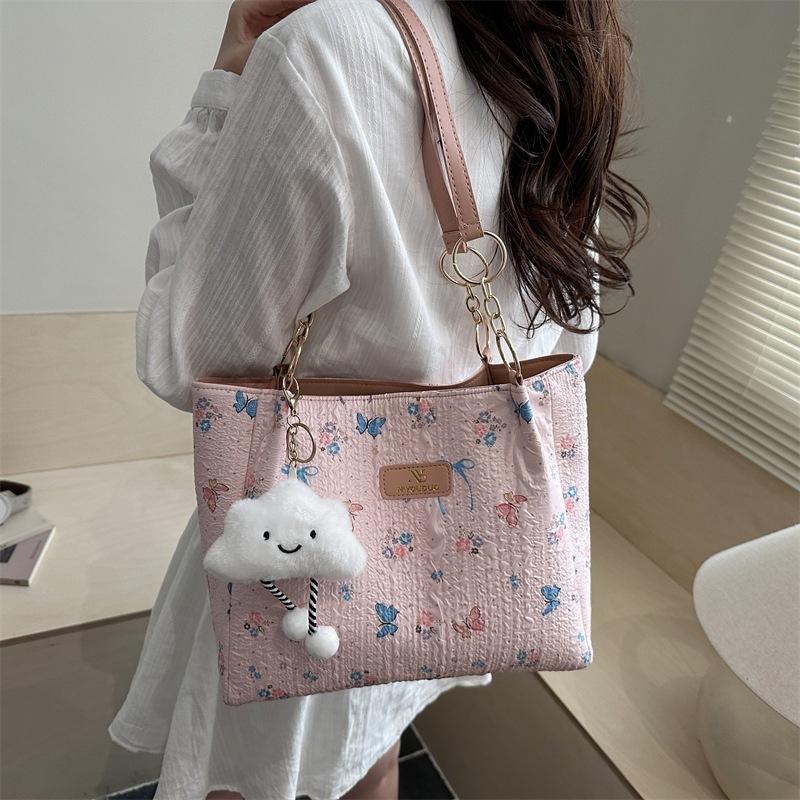 Single Shoulder Bag, Sweet and Artistic Handbag, Casual and Stylish Tote Bag