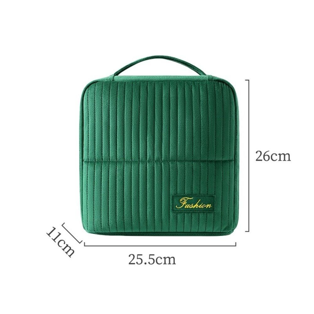 Convenient Portable Makeup Bag Large Capacity Multifunctional Wash Bag Multi-Compartment Cosmetic Organizer Travel