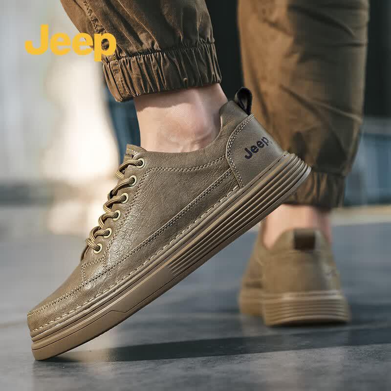 Jeep Men's Leather Casual & Work Shoes