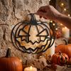Halloweenská dekorace na zeď s designem vyřezávaného dýně pro venkovní výzdobu domu