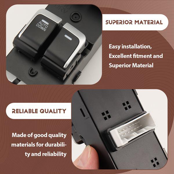 93570B2100CA/93570B2110CA: Compatible Kia Soul Window Regulator Switch