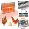 Chicken Coop Heat Lamp 250W Chicken Coop Heater Temperature Adjustable Chicken Brooder Heat Lamp Chicken Heaters for Chick Kitten Puppy Pets (250W-)
