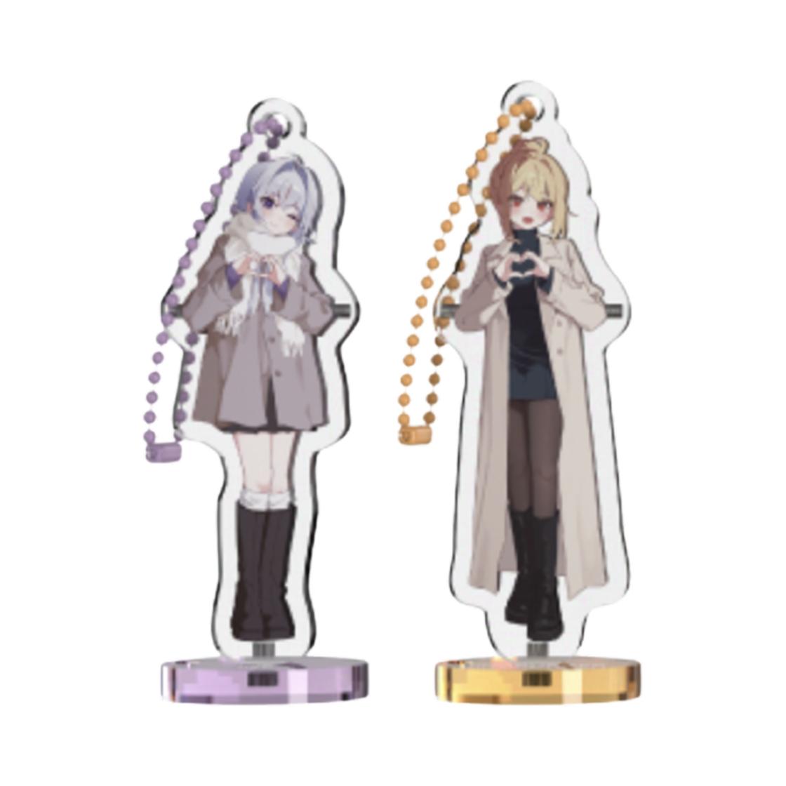 Woowakgood Isegye Idol x Twozzim Stand Keyring Set A ONE SIZE