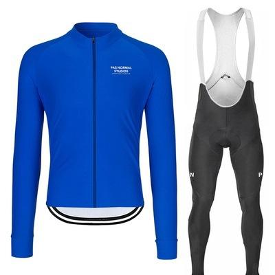 Autumn and Winter Long-sleeved Cycling Shirt Mountain Road Cycling Suit Strap Set 2026 Autumn Breathable Cycling Suit Set