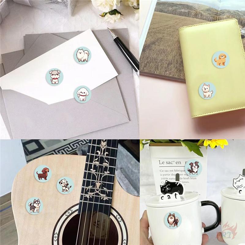 500Pcs/Roll Q Pet Dogs Kids Rewards Stickers - DIY Scrapbooks Album Decor Sealing Label Decals