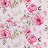 Royal Velvet Fabric Polyester For Sewing - Motif Flowers - Rdx2227