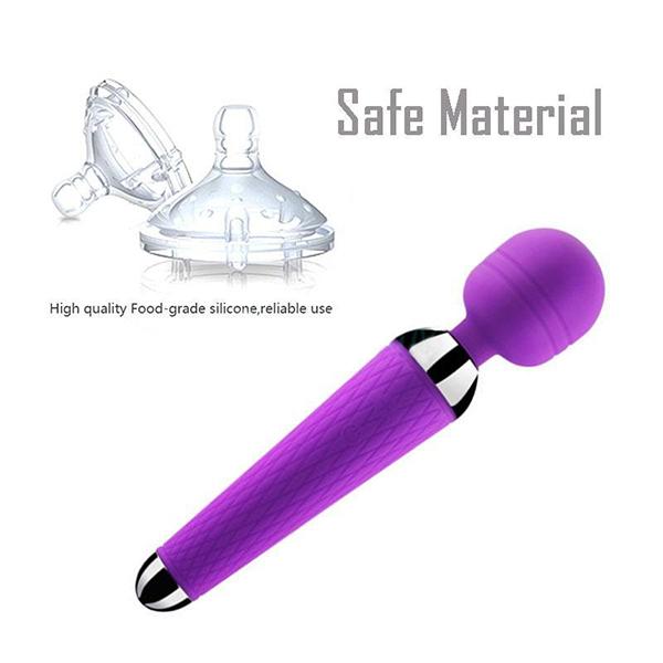 Multi-Speed Powerful Magic Wand Vibrator USB Charge AV Stick Female G Spot Massager Clitoris Stimulator Adult Sex Toys for Woman
