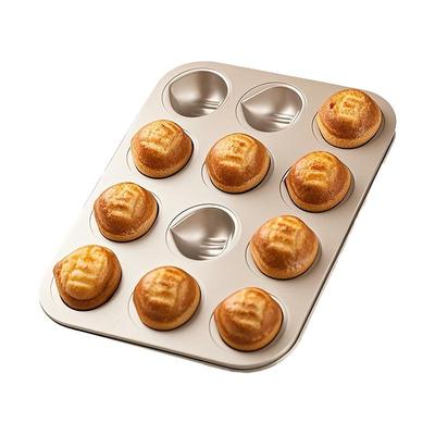 Formy do pieczenia ciast i ciast ryżowych, nieprzywierające, 12-gniazdowe (2-Pack)