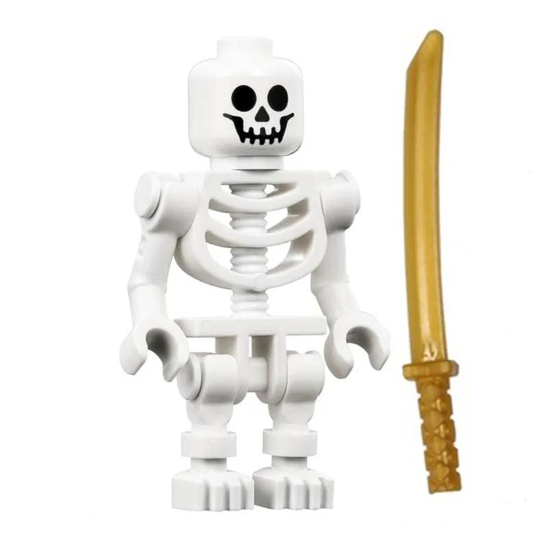 The Caribbean Pirates Ghost Zombie Captain Jack Sparrow Salazar Davy Jones Blackbeard Barbossa Figure Blocks Toys For Children