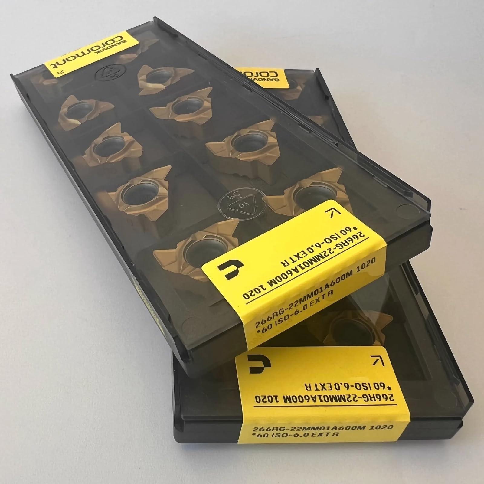 

266RG-22MM01A600M 1020 CNC Carbide blade 10 Pcs