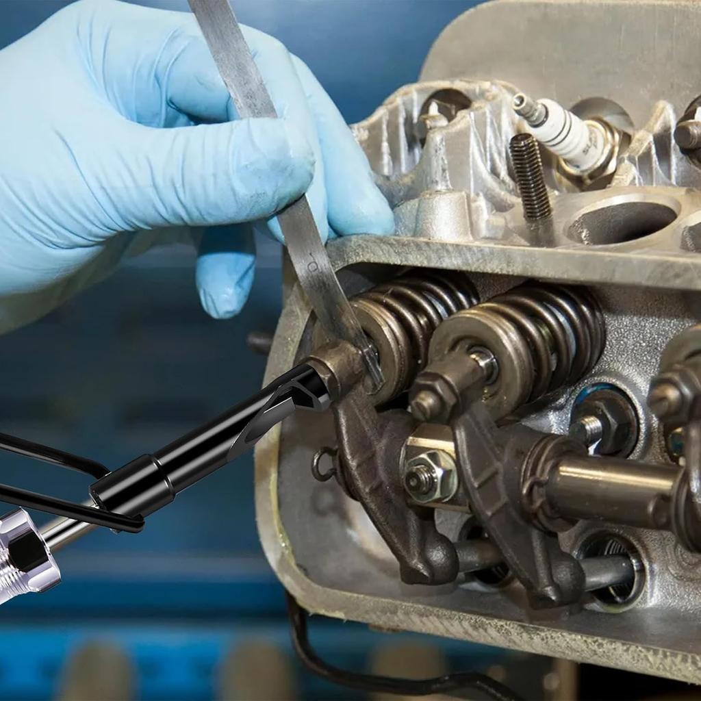 Valve Lash Adjustment Tool For 10Mm Jam Nut,With Angled Feeler Gauge, Slotted Valve Adjusting Stud, Compatible With Honda,Toyota,Nissan And Other