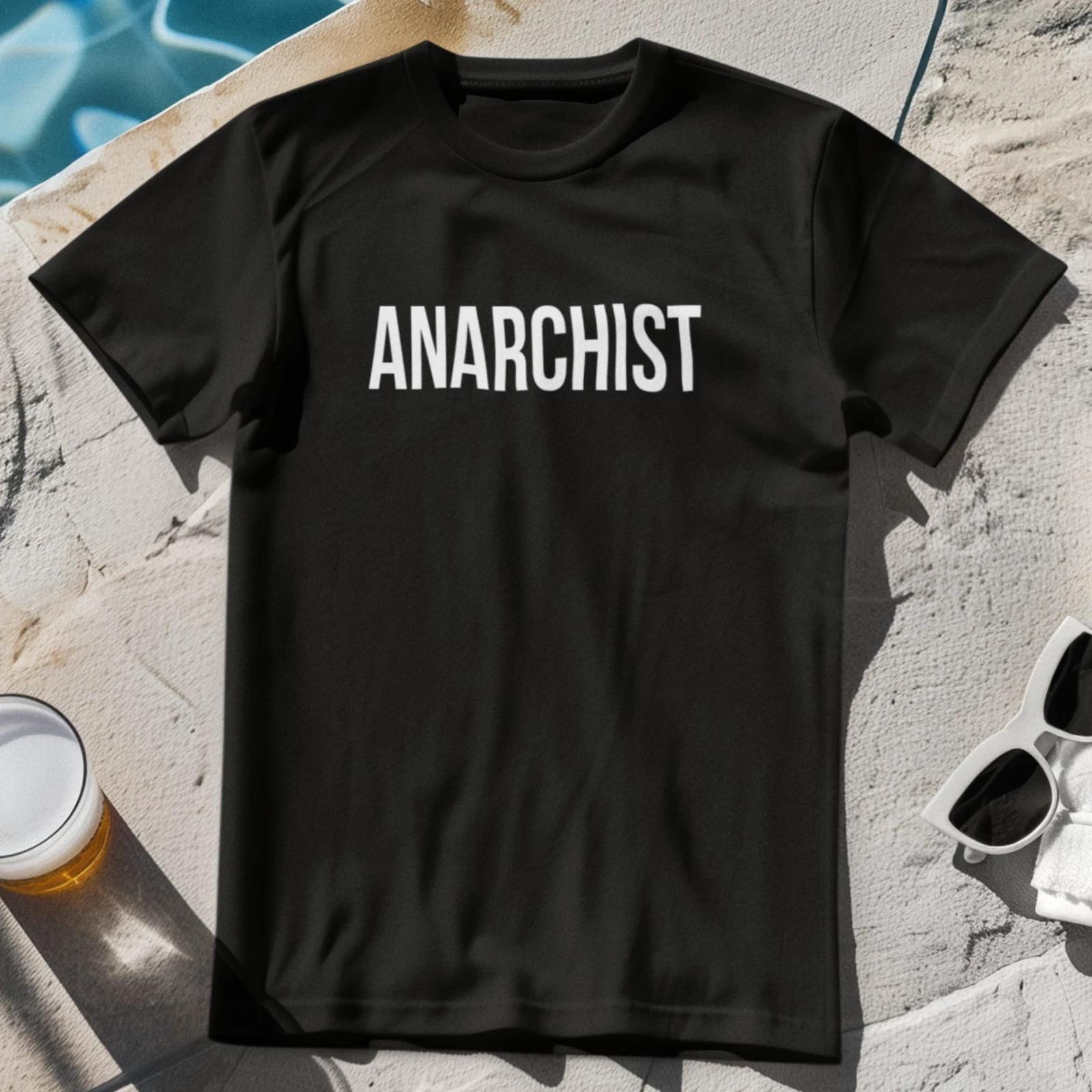 Anarchist T-Shirt punk sex pistols political anarchy philosophy politics uk band S