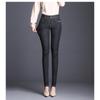 2024 Autumn/Winter Women's High-Waisted Stretch Jeans - Slim Fit Skinny Pants