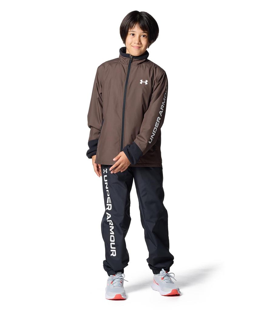 JACHETĂ UA HYBRID WOVEN CU FERMOAR COMPLET Peppercorn White YMD [Under Armour]