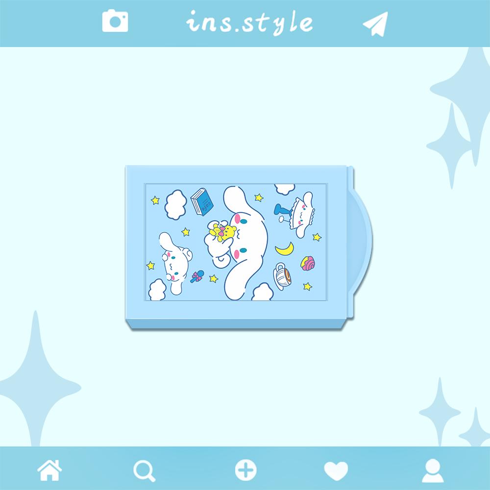 kawaii  magic box cinnamoroll kuromi eraser storage box kids cute student my melody cartoon children toys small gift pvc
