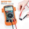 4000 Counts True RMS Digital Multimeter AC DC Volt Ohm Current Continuity Tester Portable Electrical Meter for Home DIY Car