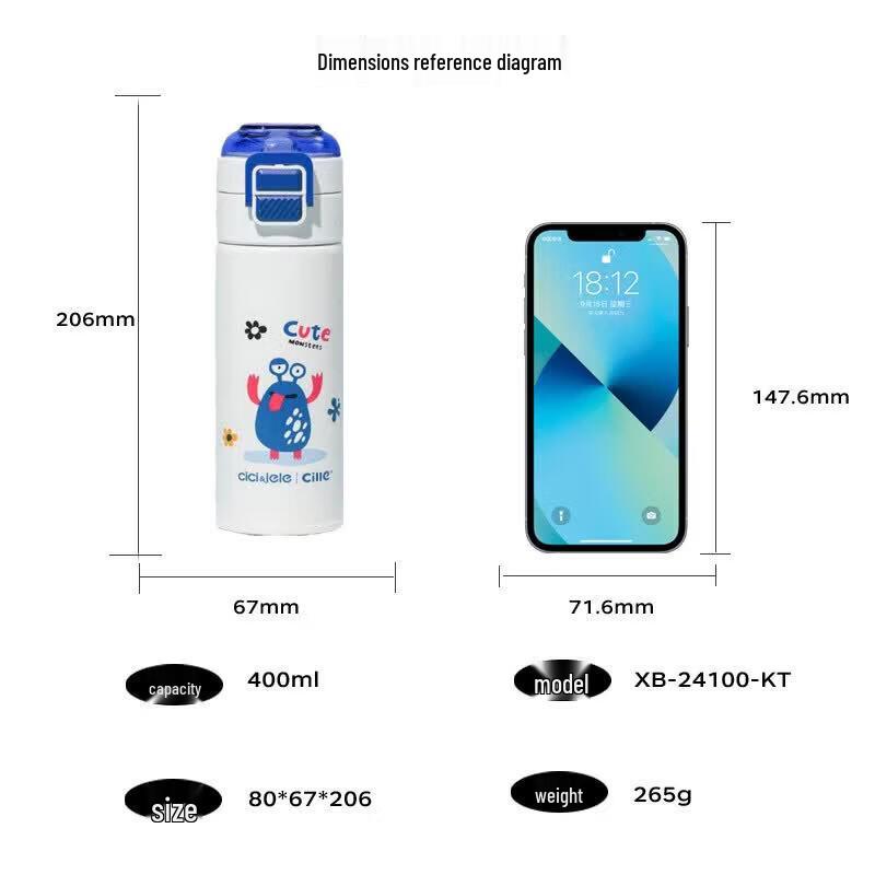 Cille Monster Dual-Use 316SS Insulated Bottle